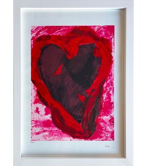 "Senza titolo (CUORE)" - Mario Schifano (1934-1998)