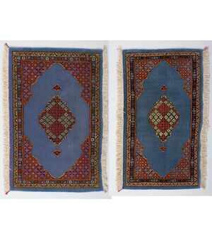 Pair of Persian KUM or GHUM carpets - nr. 485 and 486 -     
