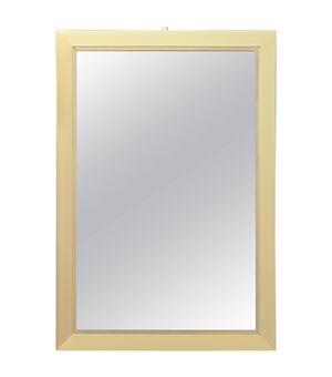 Elegant Brass Mirror Signed by Willy Rizzo