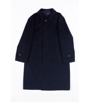 “Cornelliani” cappotto blu in lana