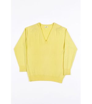 “Hermes” Pullover giallo cashmere