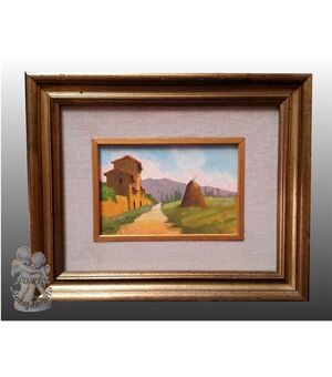OLIO SU TAVOLA SCUOLA LABRONICA