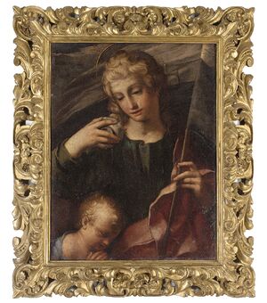 Raffaello Vanni (Siena 1590 - 1657), Sant&#39;Ansano, oil on canvas     