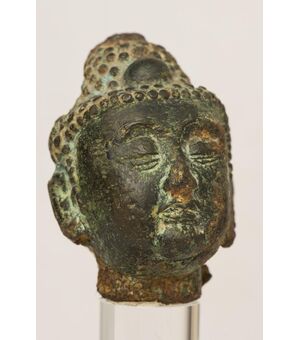 Small bronze head - O / 4641 -     