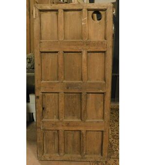 ptir432 - rustic door in larch, max size cm l 88 xh 183     
