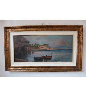 Dipinto, "Paesaggio costiero"