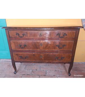 Louis XV chest of drawers half 700 inlaid     