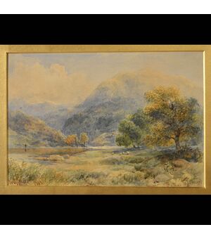 William L. Appleton Acquerello su carta
