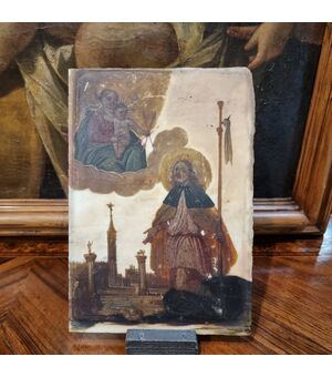 Madonna col Bambino, San Rocco, Il Leone E Venezia, Epoca 1400