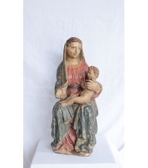 Madonna con Bambino, Siena, Sec. XV