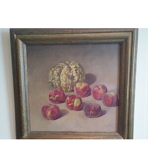 dipinto olio su compensato cm 50 x 49