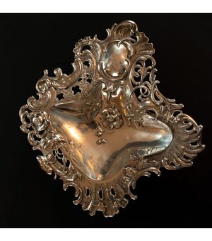 Centrotavola Art Nouveau in argento