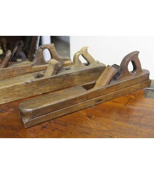 : n. 3 antique carpenter's planes! Bench work. Wood processing