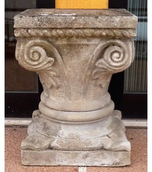 Capital carved stone
