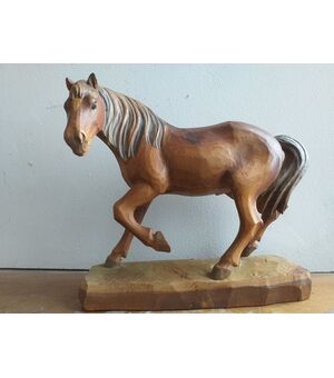 Val Gardena wooden horse     