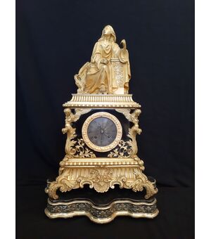 Orologio in bronzo dorato Carlo X