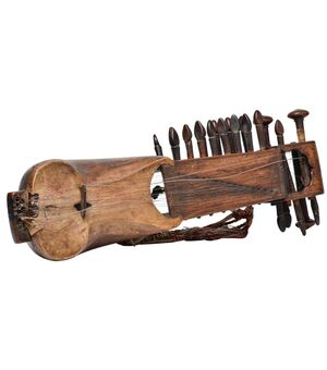 Ancient Afghan musical instrument &quot;Saranji&quot;     