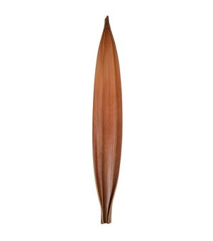 Long coconut leaf as decoration     