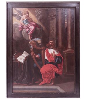 Painting: David with angel     