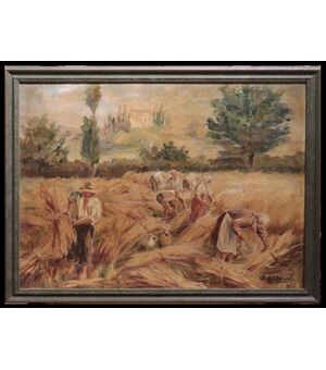 Ambrosioni Jole (Vicenza 1885-1979) - La mietitura