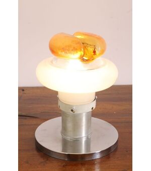 : Murano table lamp 70s modern design. restored working!     