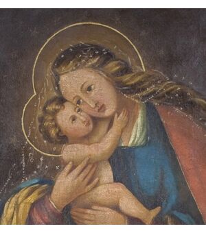 “Madonna con bambino” di iconografia nord europea