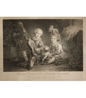“Les Enfants du Duc de Béthune jouant avec un carlin” “Les Enfants du Prince de Turenne”