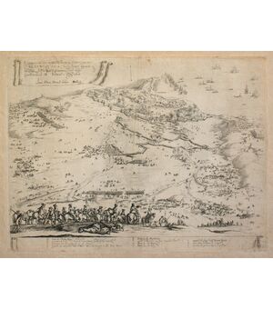 “Pianta dell'assedio di Piombino nel 1650”