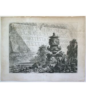 “Vedute di Roma disegnate ed incise..” (titolo della serie)