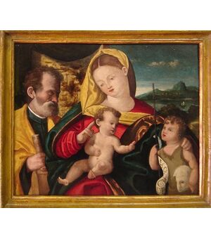 Madonna con Bambino, S Giuseppe e S Giovannino.