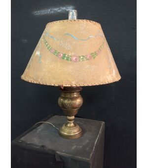 Oil lamp in bronze     