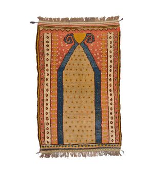Ancient Konya prayer rug     
