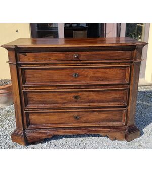 Louis XIV chest of drawers in walnut     