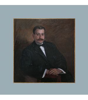 Scuola spagnola (inizio XX secolo) - Ritratto maschile