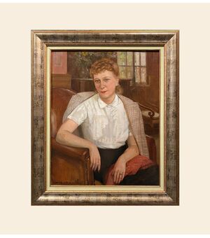 Camille De Buzon (1885-1964) - Ritratto di una donna