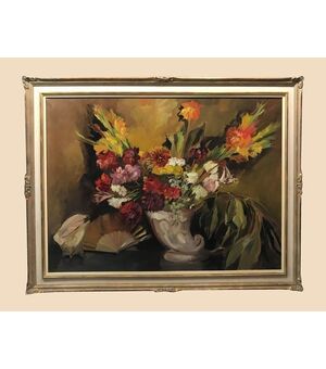 Josep Miquel Serrano (1912-1982) - Enorme natura morta con cornucopia