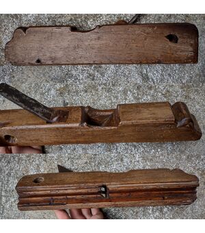 Pialla in legno dolce per la realizzazione di scanalature fine XVIII secolo 