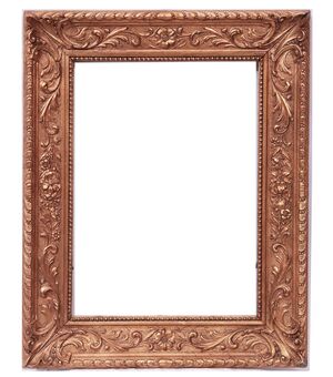 Gilded frame in pastille, Italy, 19th century