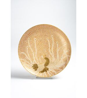 Sozan - Imponente piatto in ceramica Fenice