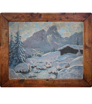 Paesaggio innevato - Inverno in Tirolo - Alfred Kusche