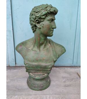 Busto in bronzo raffigurante il David - H 70 cm - Venezia