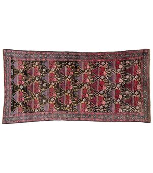 Antique Karabagh Collectible Rug, Full of Bouquets of Roses     