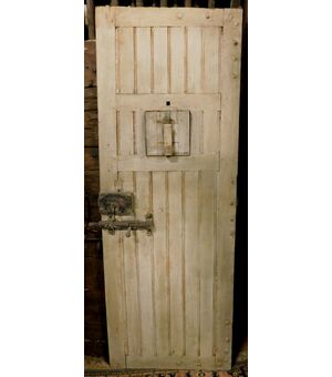  ptc017 - porta da carcere, epoca '800, misura cm L 72 x H 197  