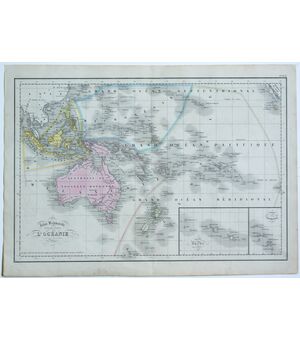 L'Océanie 1861 Atlas Delamarche