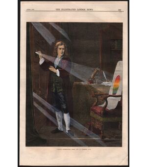 Newton investigating light