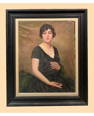 Albert Ràfols (1892-1986) - Portrait of a young woman     