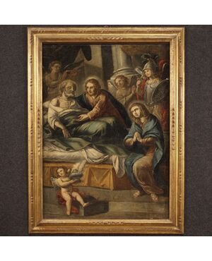 Quadro religioso del XVIII secolo, Il transito di San Giuseppe