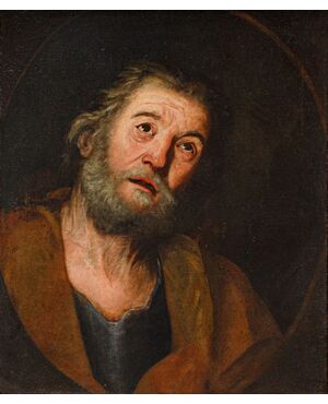 Francesco Fracanzano ( 1612 – 1656),  Volto di Santo