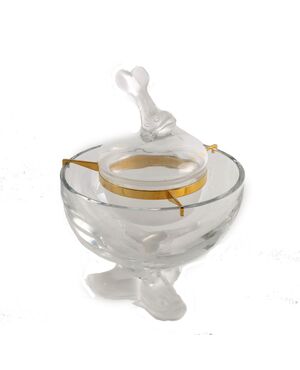 Coppa Portacaviale in Cristallo di Lalique