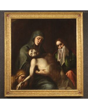 Lamentation over the dead Christ of the first half of the 17th century